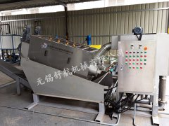 常州中車疊螺脫水機油泥處理